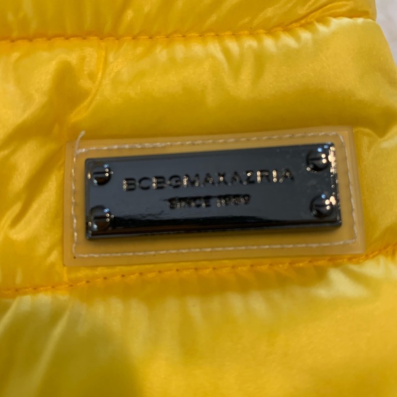 BCBGMaxazaria Packable BCBG Yellow Puffer Jacket size XL Like New - Picture 7 of 12